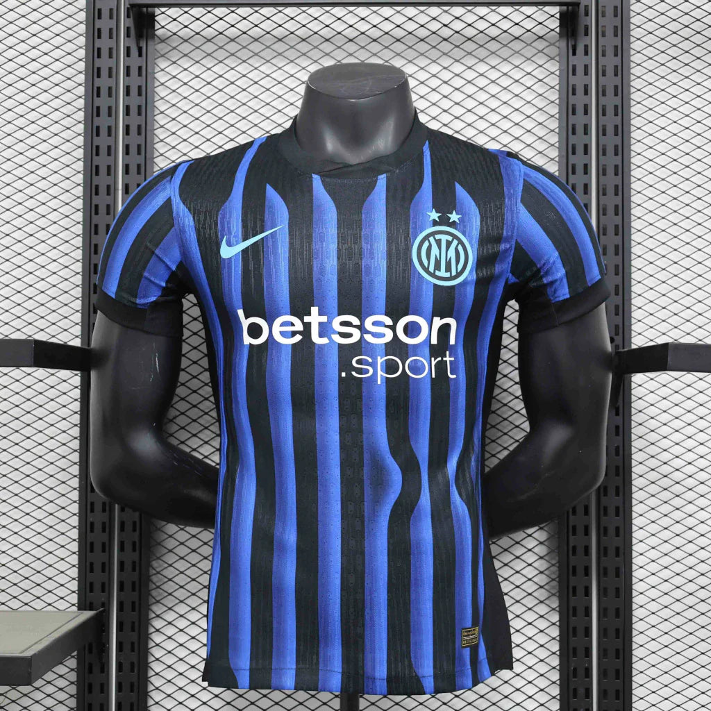 Camisa inter de Milão Home I 2025/26 Nike Jogador Masculina  - Preta