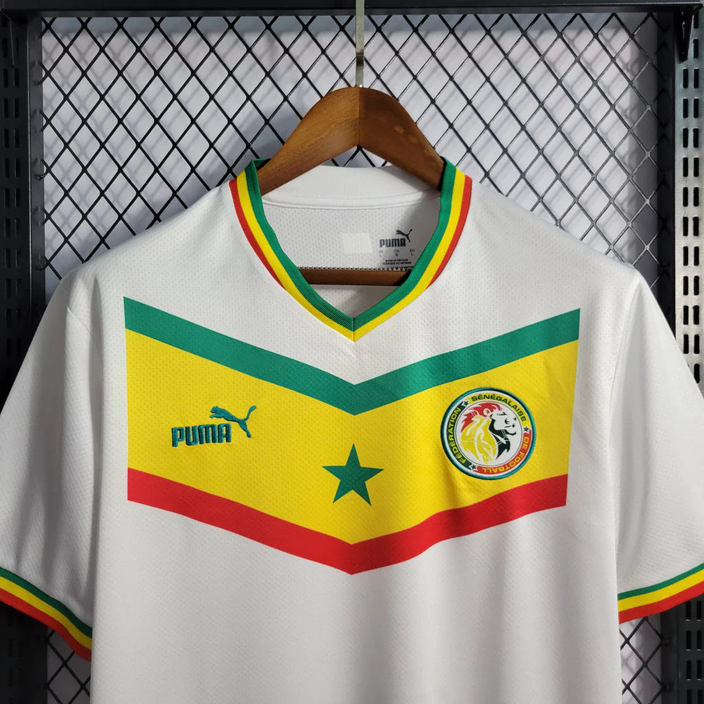 Camisa Senegal Home I 2022/23 Puma Torcedor Masculina - Branca