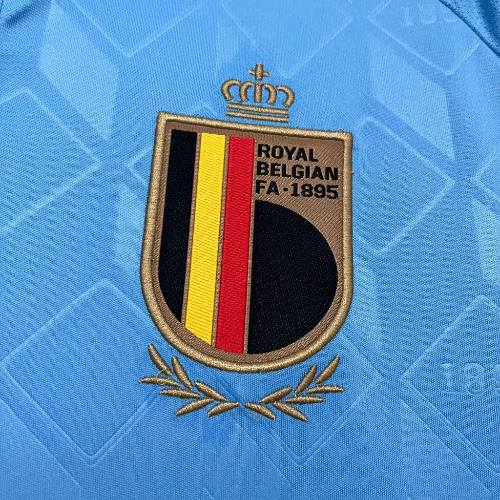 Camisa Bélgica Away II 2024/25 Adidas Torcedor Masculina - Azul