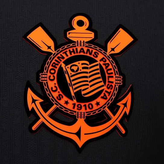 [PRÉ-VENDA] Camisa Corinthians "Total 90" Third III 2025/26 Nike Jogador Masculina - Preta