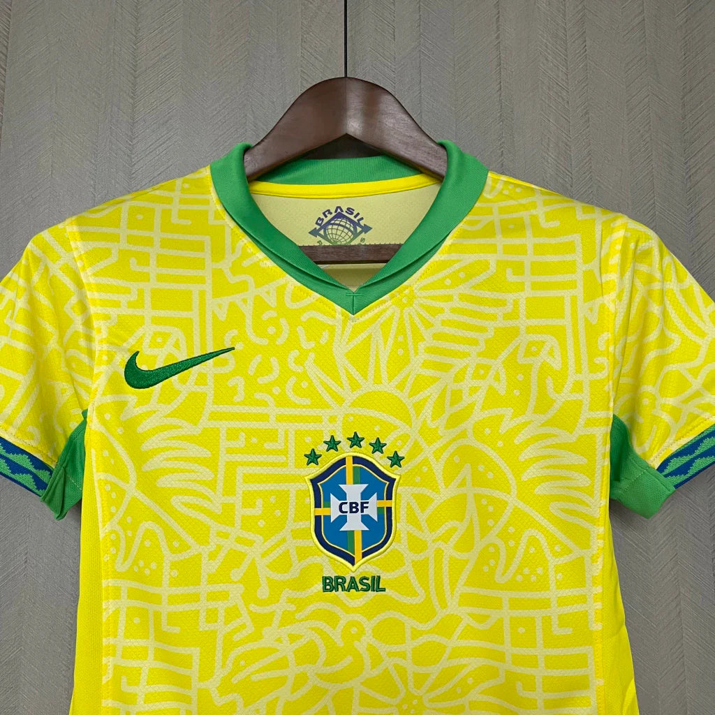 Camisa Brasil Home I 2024/25 Nike Torcedora Feminina