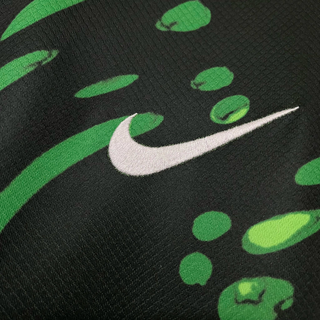 Camisa Nigéria Home I 2024/25 Nike Torcedor Masculina - Preta