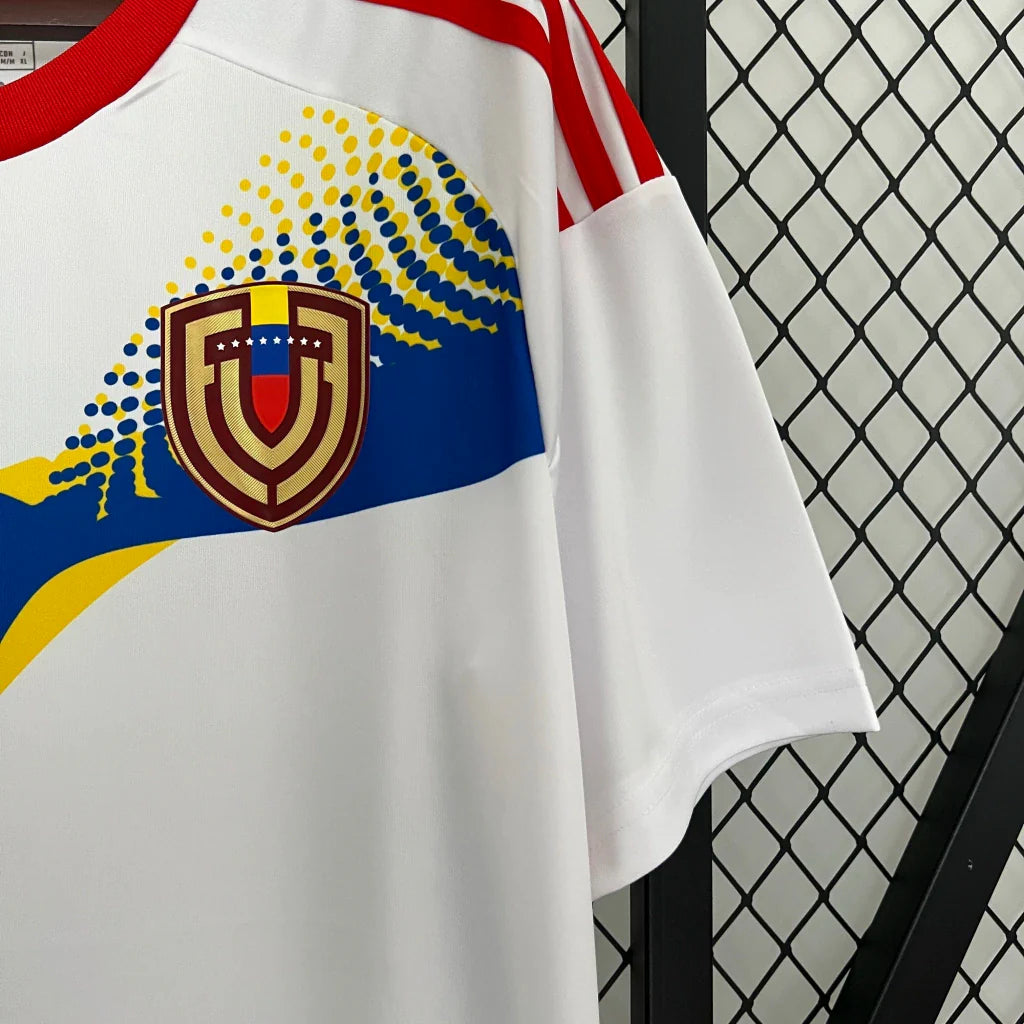 Camisa Venezuela Away II 2024/25 Adidas Torcedor Masculina - Branca