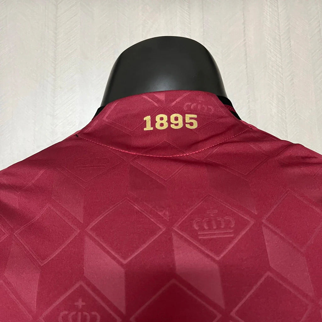 Camisa Bélgica Home I 2024/25 Adidas Jogador Masculina - Vinho
